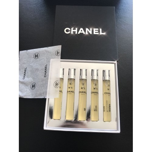 CHANEL NO5 ÇANTA SETİ ( 5 x 7,5 ML )  Extrait for Bayan Decant Parfüm